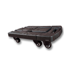 200 kg Taşıma Kapasiteli, Siyah Katlanır Taşıma Arabası