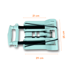 35 kg Taşıma Kapasiteli, Yeşil Katlanır Çek Çek