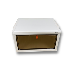 Plastik Katlanır Tek Kapaklı Saklama Kutusu