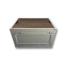 Plastik Katlanır Tek Kapaklı Piknik Kutusu 56 Litre