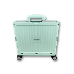 4 Tekerlekli, Yeşil, 32L Standart Boy, Sabit Tutacaklı Alışveriş Arabası