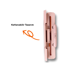Piknik Masalı, 8 Tekerlekli, 55 Litre Pembe Katlanır Alışveriş Arabası - Pazar Arabası - Merdiven Çıkan