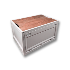 Portakap Plastik Katlanır Tek Kapaklı Piknik Kutusu 85 Litre