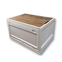 Portakap Plastik Katlanır Tek Kapaklı Piknik Kutusu 85 Litre