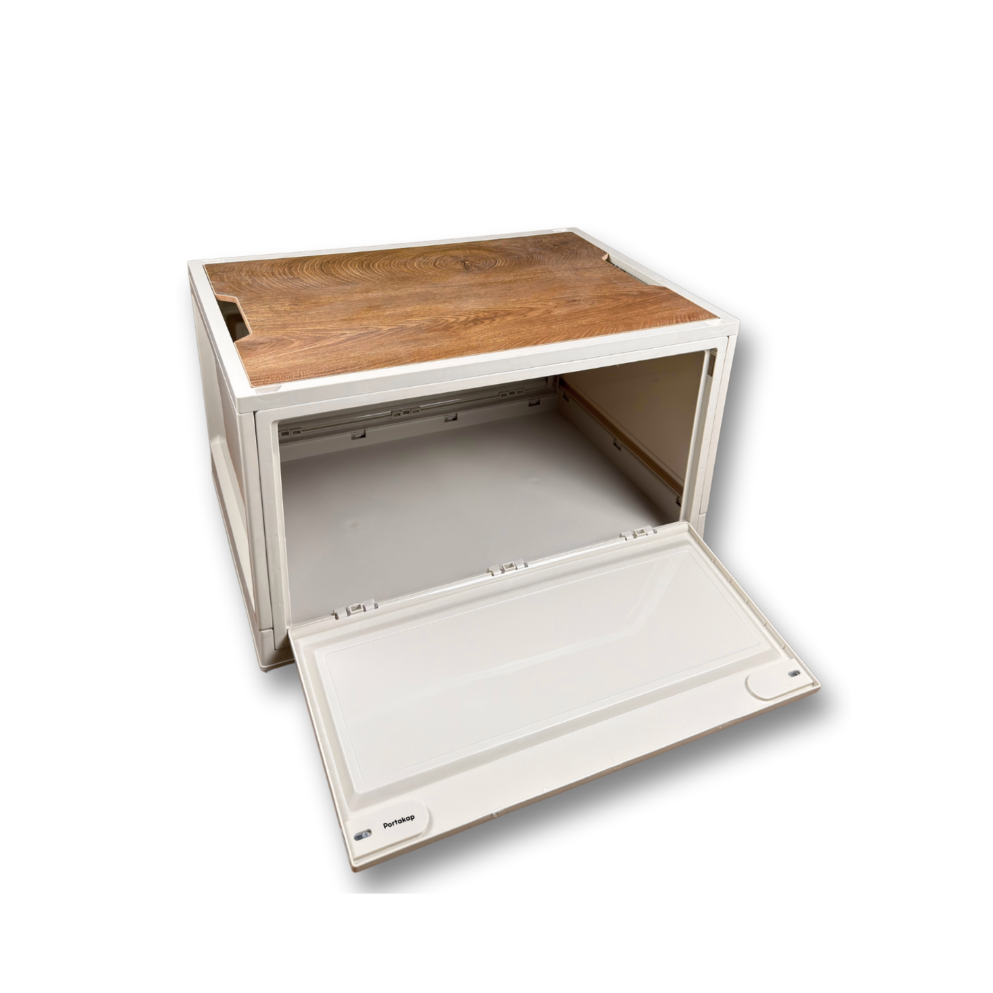 Portakap Plastik Katlanır Tek Kapaklı Piknik Kutusu 85 Litre