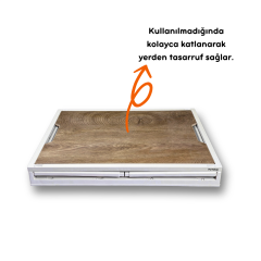 Portakap Plastik Katlanır Tek Kapaklı Piknik Kutusu 85 Litre