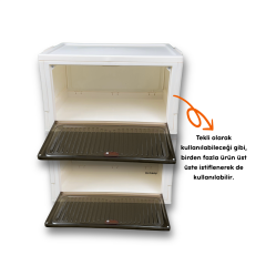 Plastik Tek Kapaklı Saklama Kutusu - Ayakkabı Kutusu - 2'li Set - 20 lt