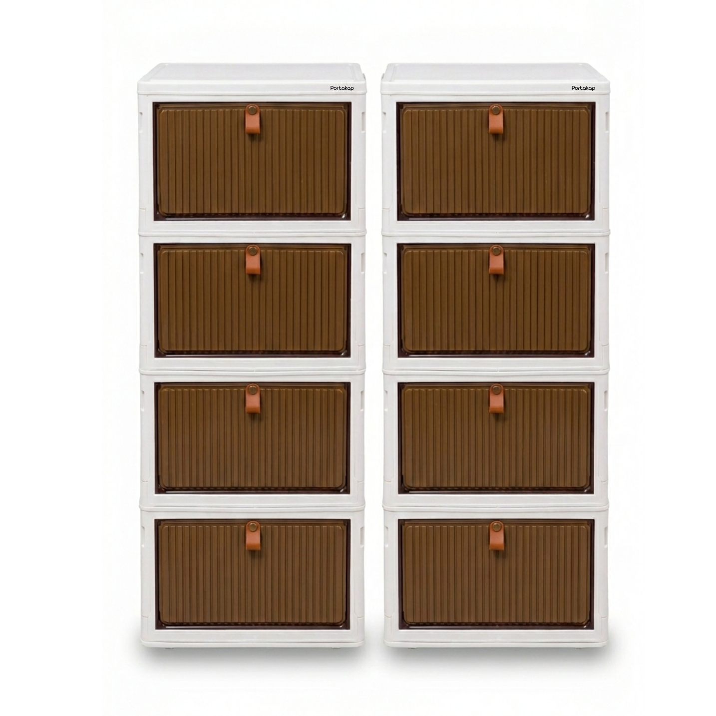 Plastik Tek Kapaklı Saklama Kutusu- 8'li Set